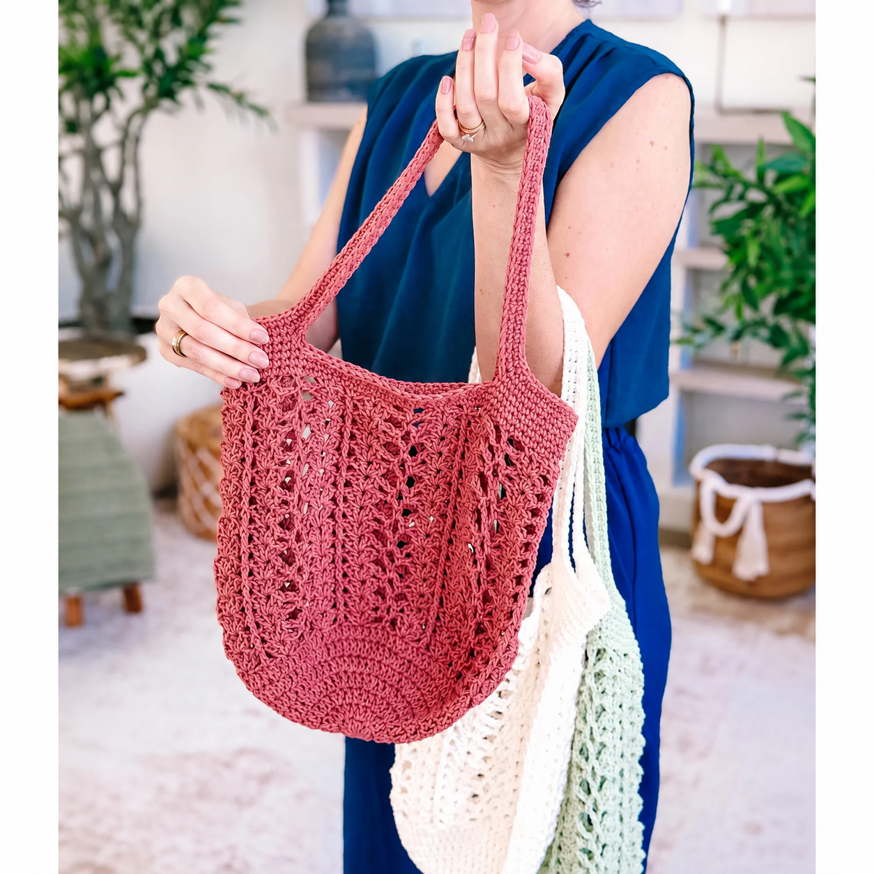 Willow Mesh Bag Häkelanleitung + Video