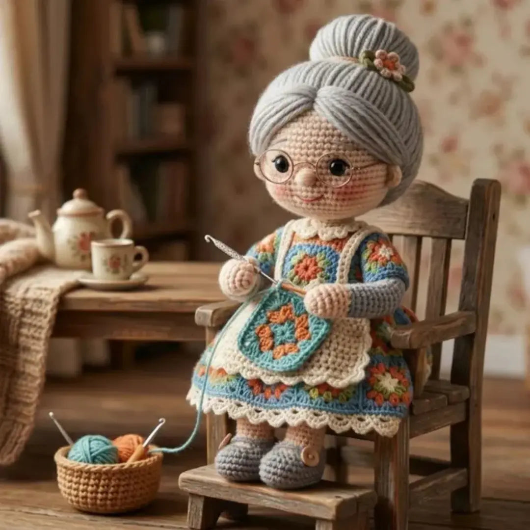 Granny Amigurumi Häkelanleitung – Oma-Puppe PDF Tutorial