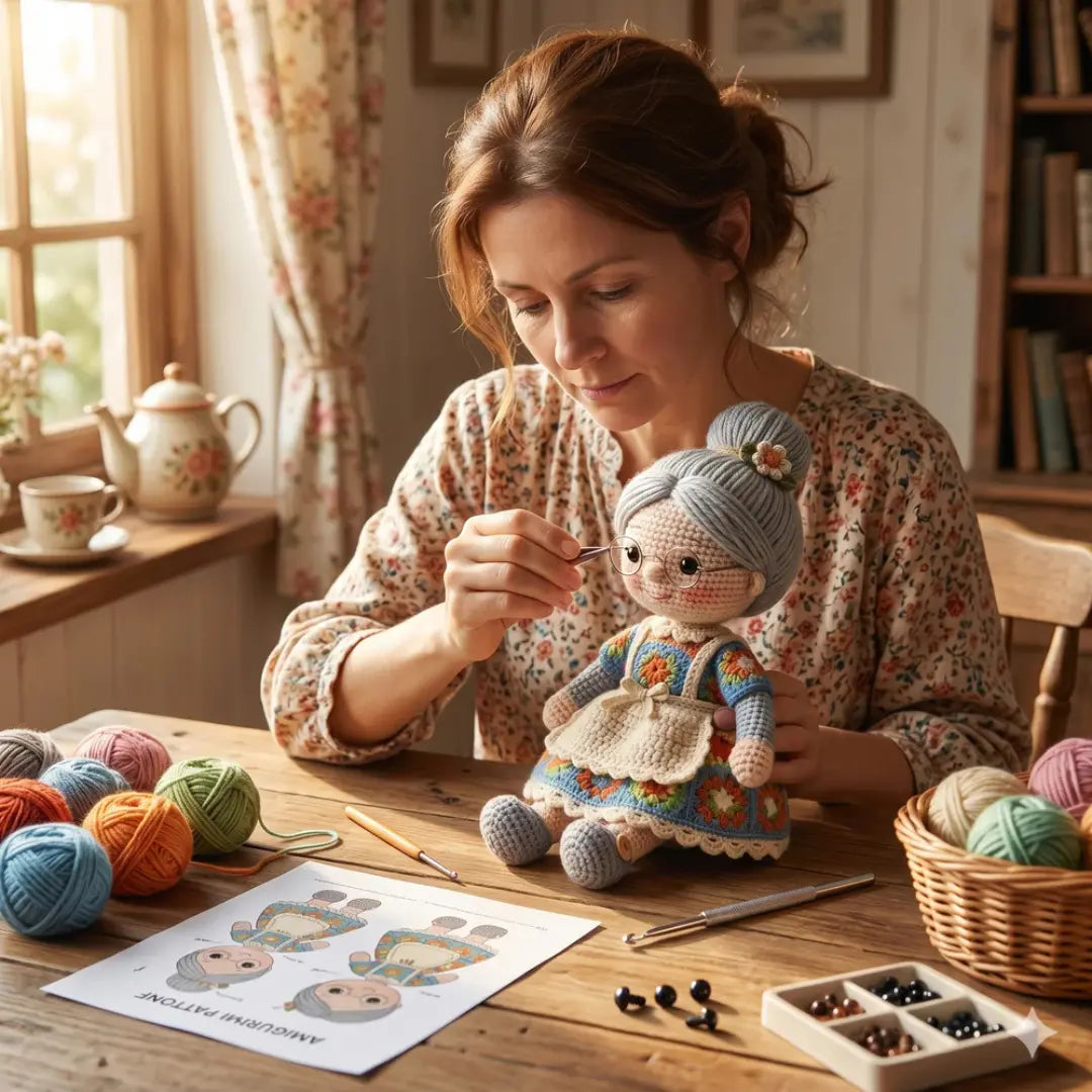 Granny Amigurumi Häkelanleitung – Oma-Puppe PDF Tutorial