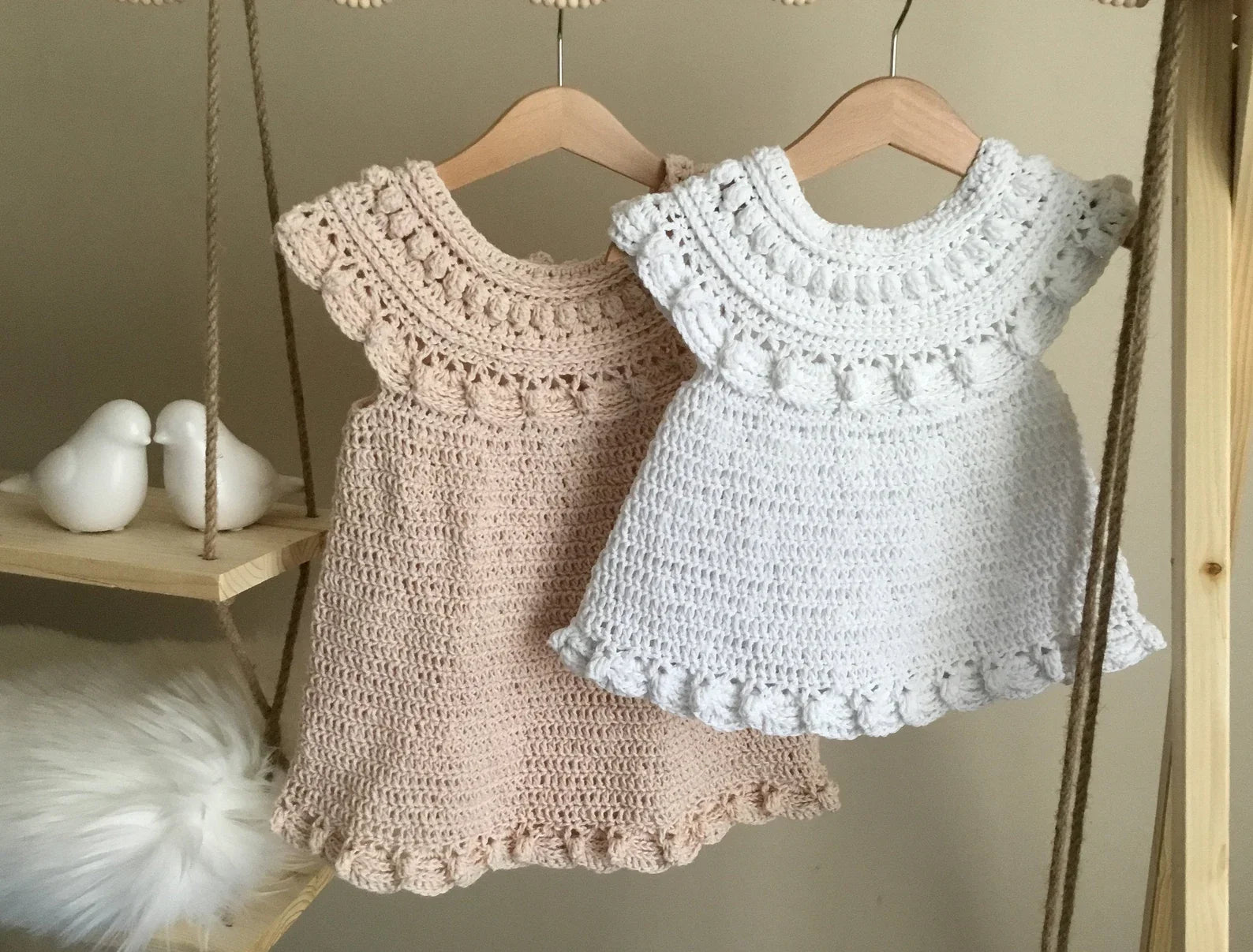 Moonpetal Baby-Kleid Häkelanleitung – PDF-Anleitung