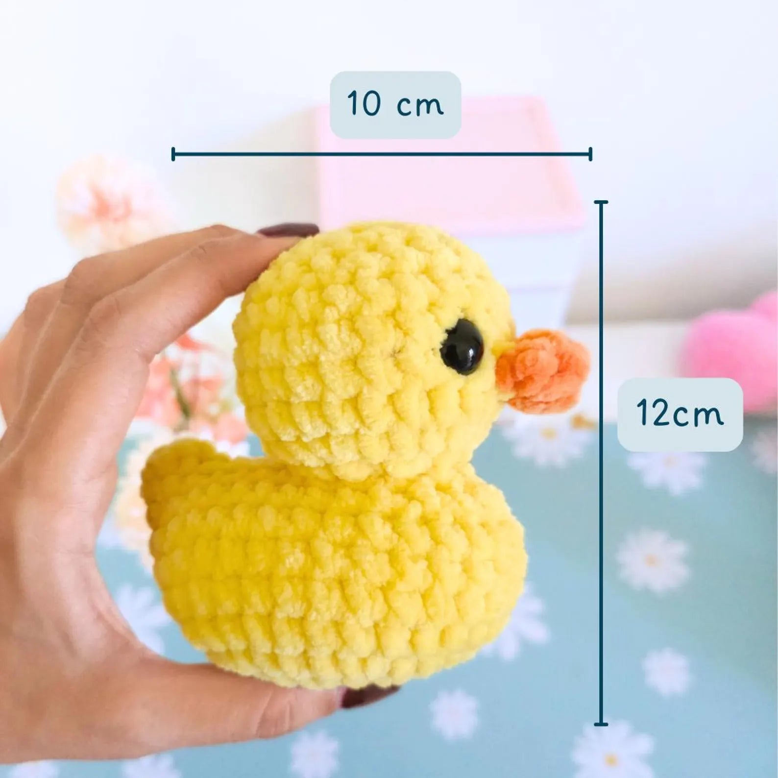 Gummi-Enten Häkelanleitung PDF – Süße No-Sew Amigurumi Enten zum Selberhäkeln