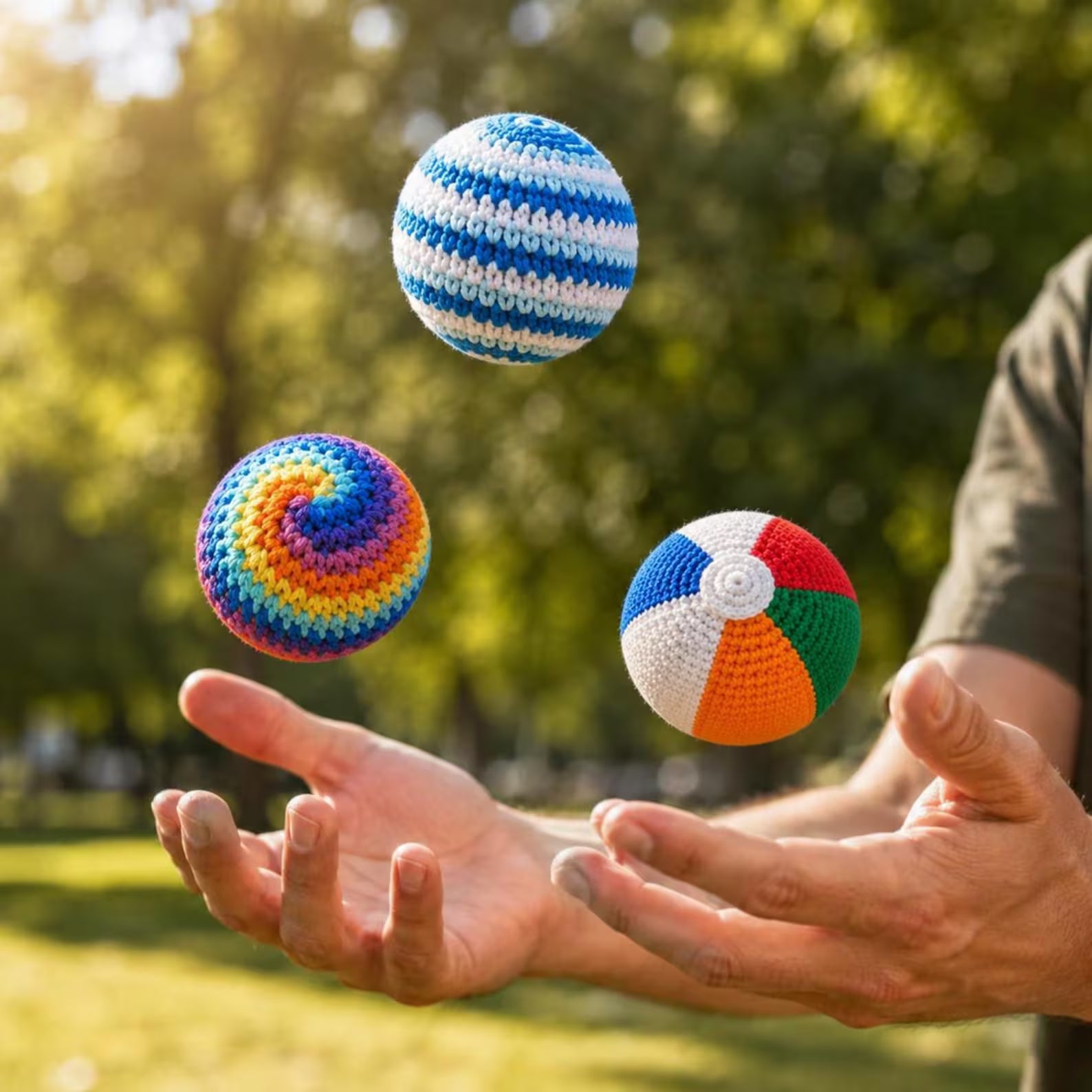 12-in-1 Hacky Sack Häkelanleitung PDF