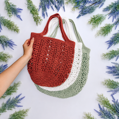 Willow Mesh Bag Häkelanleitung + Video