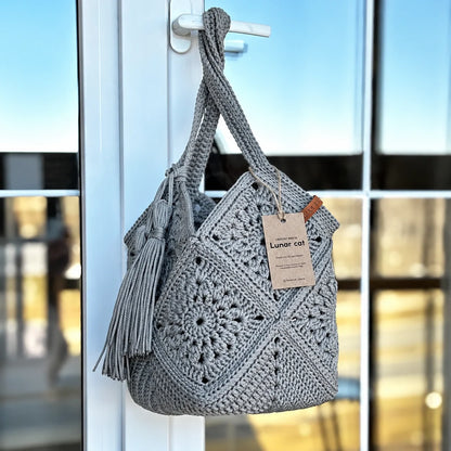 Market Bag PDF-Häkelanleitung – Stilvolle Tasche selbst häkeln