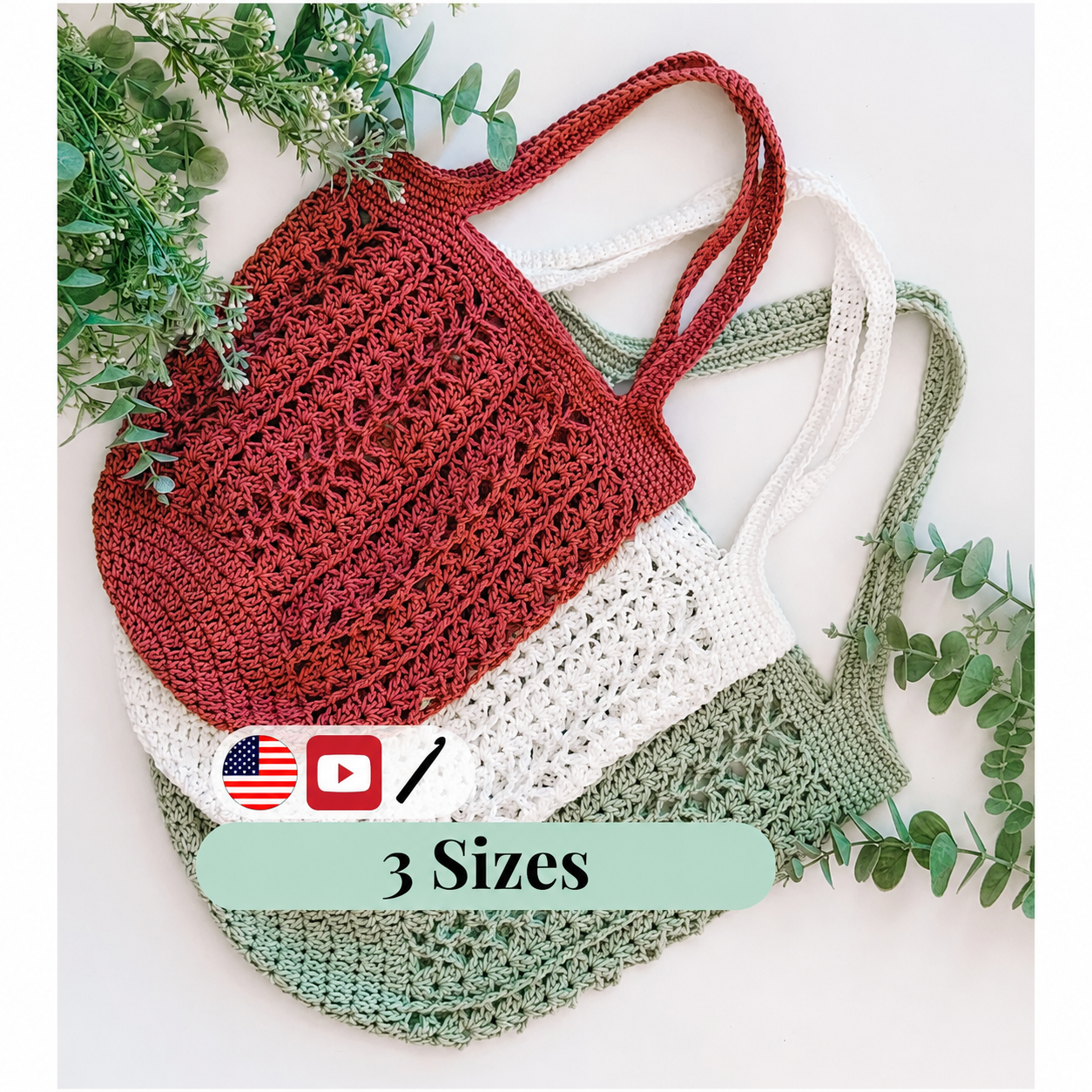Willow Mesh Bag Häkelanleitung + Video