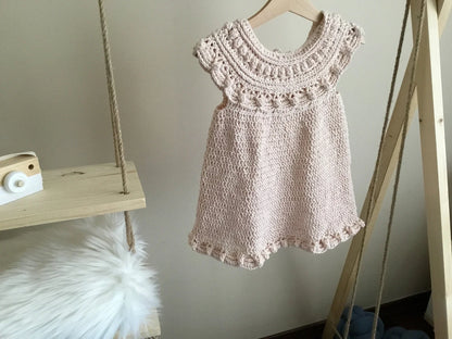 Moonpetal Baby-Kleid Häkelanleitung – PDF-Anleitung