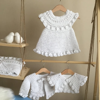 Moonpetal Baby-Kleid Häkelanleitung – PDF-Anleitung