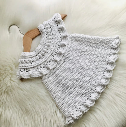 Moonpetal Baby-Kleid Häkelanleitung – PDF-Anleitung