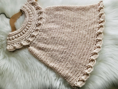 Moonpetal Baby-Kleid Häkelanleitung – PDF-Anleitung