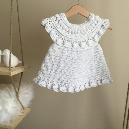 Moonpetal Baby-Kleid Häkelanleitung – PDF-Anleitung