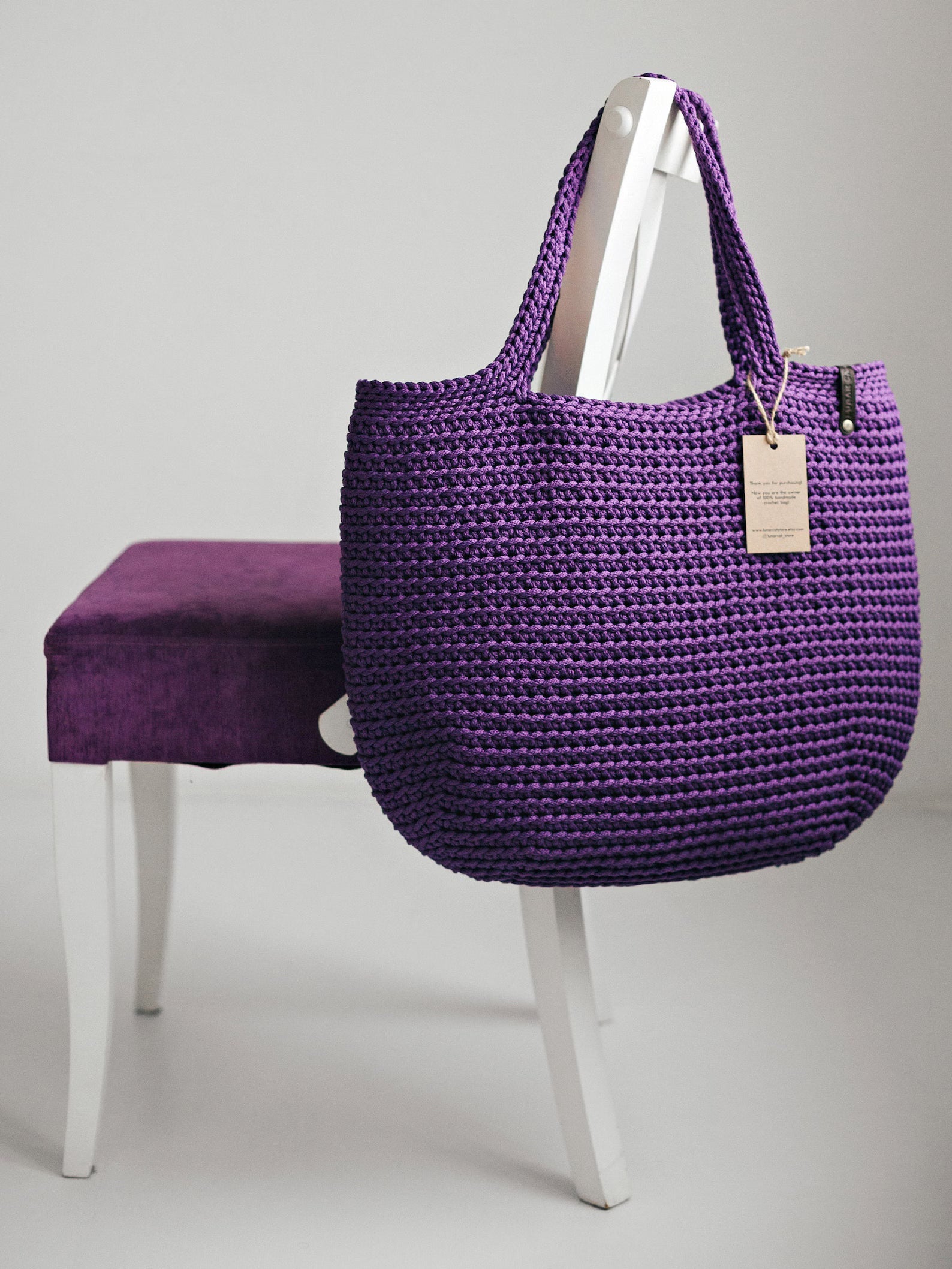 XXL Tote Bag Häkelanleitung – Sofort-Download PDF für Anfänger