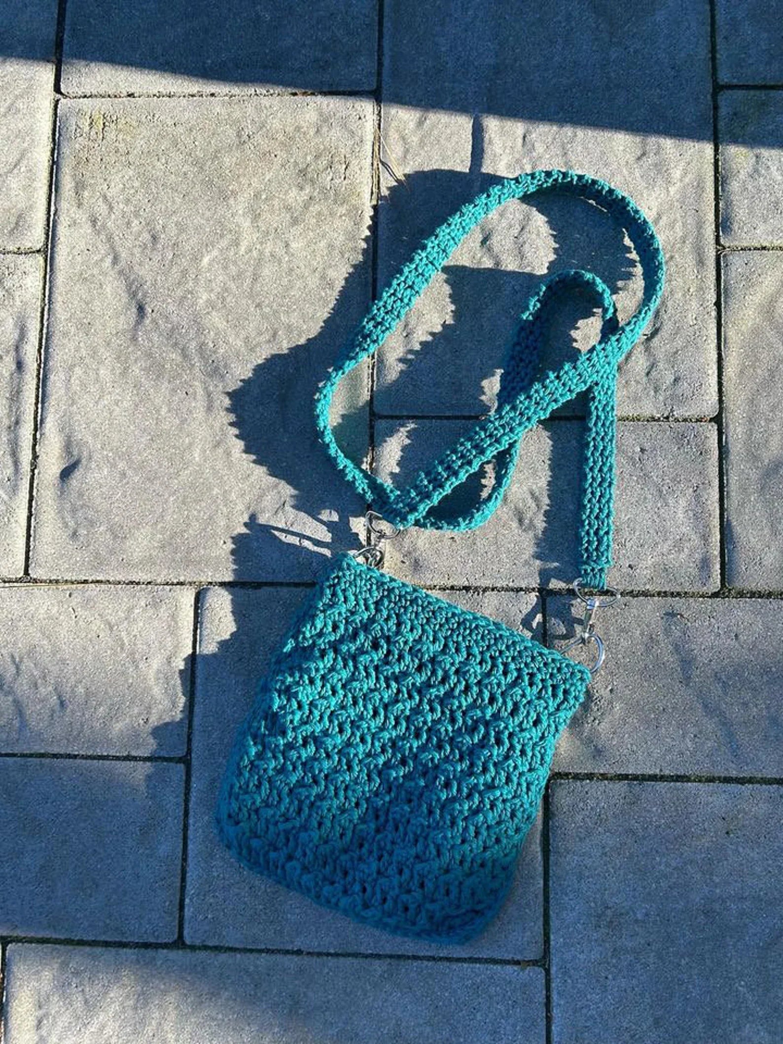 Sonnenblumen Granny Square Tasche – Digitale PDF-Häkelanleitung für Crossbody Bag