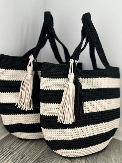 Hampton Style Tasche Häkelanleitung – PDF Sofort-Download für Anfänger