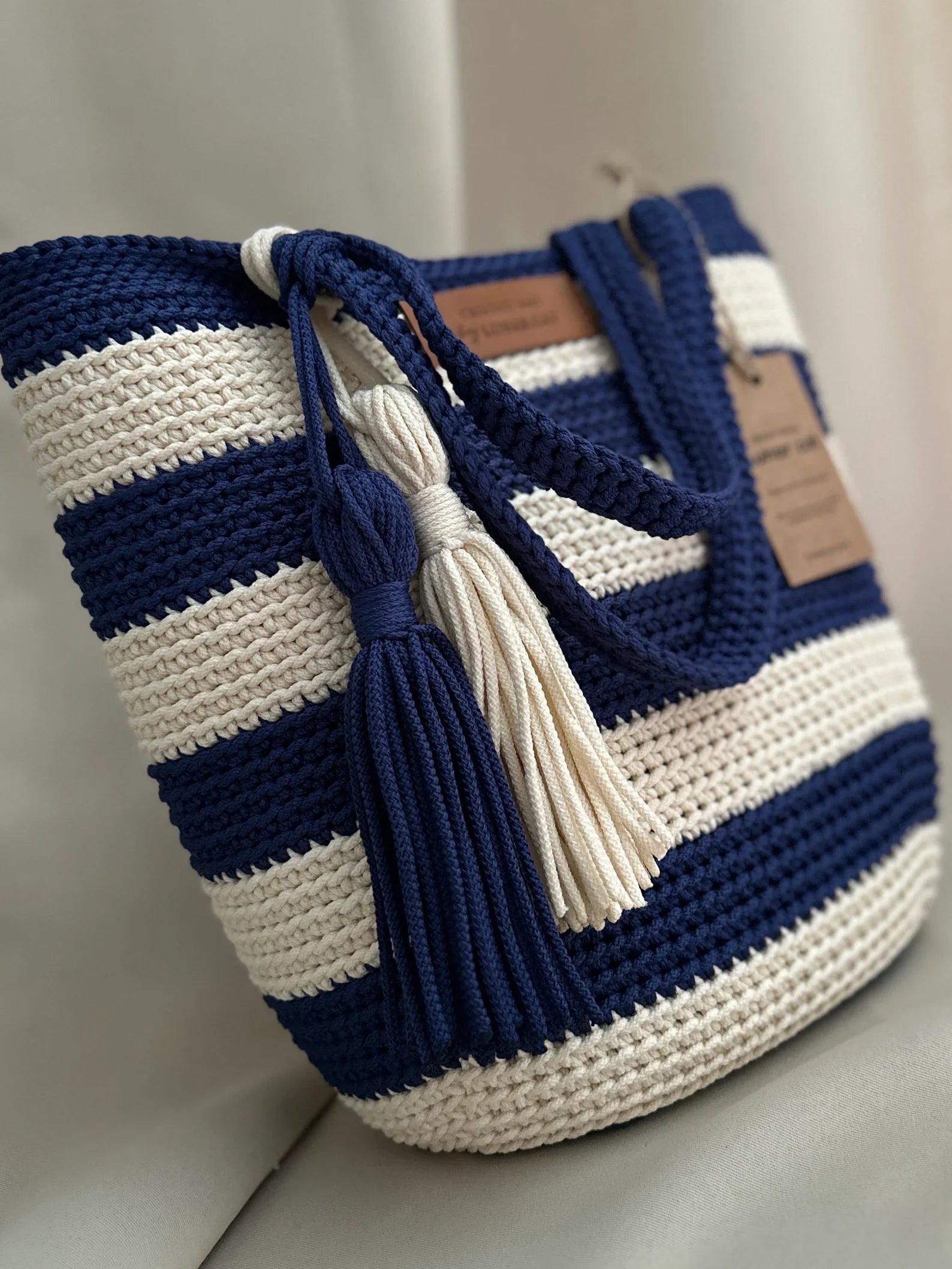 Hampton Style Tasche Häkelanleitung – PDF Sofort-Download für Anfänger
