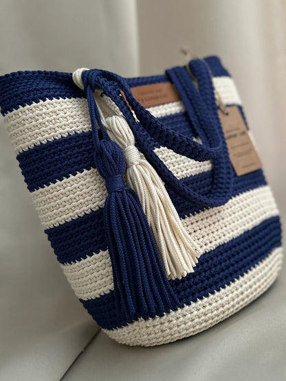 Hampton Style Tasche Häkelanleitung – PDF Sofort-Download für Anfänger