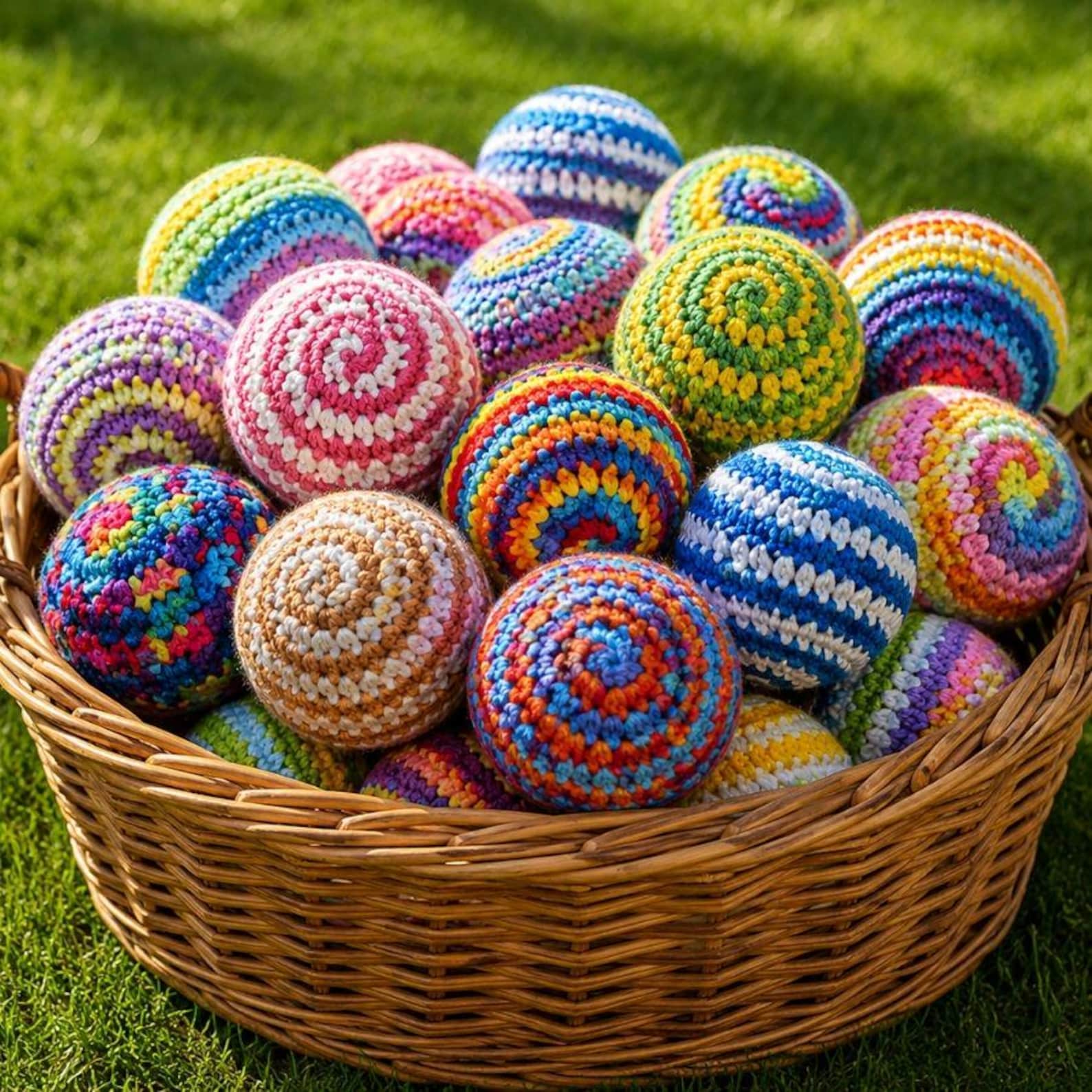 12-in-1 Hacky Sack Häkelanleitung PDF