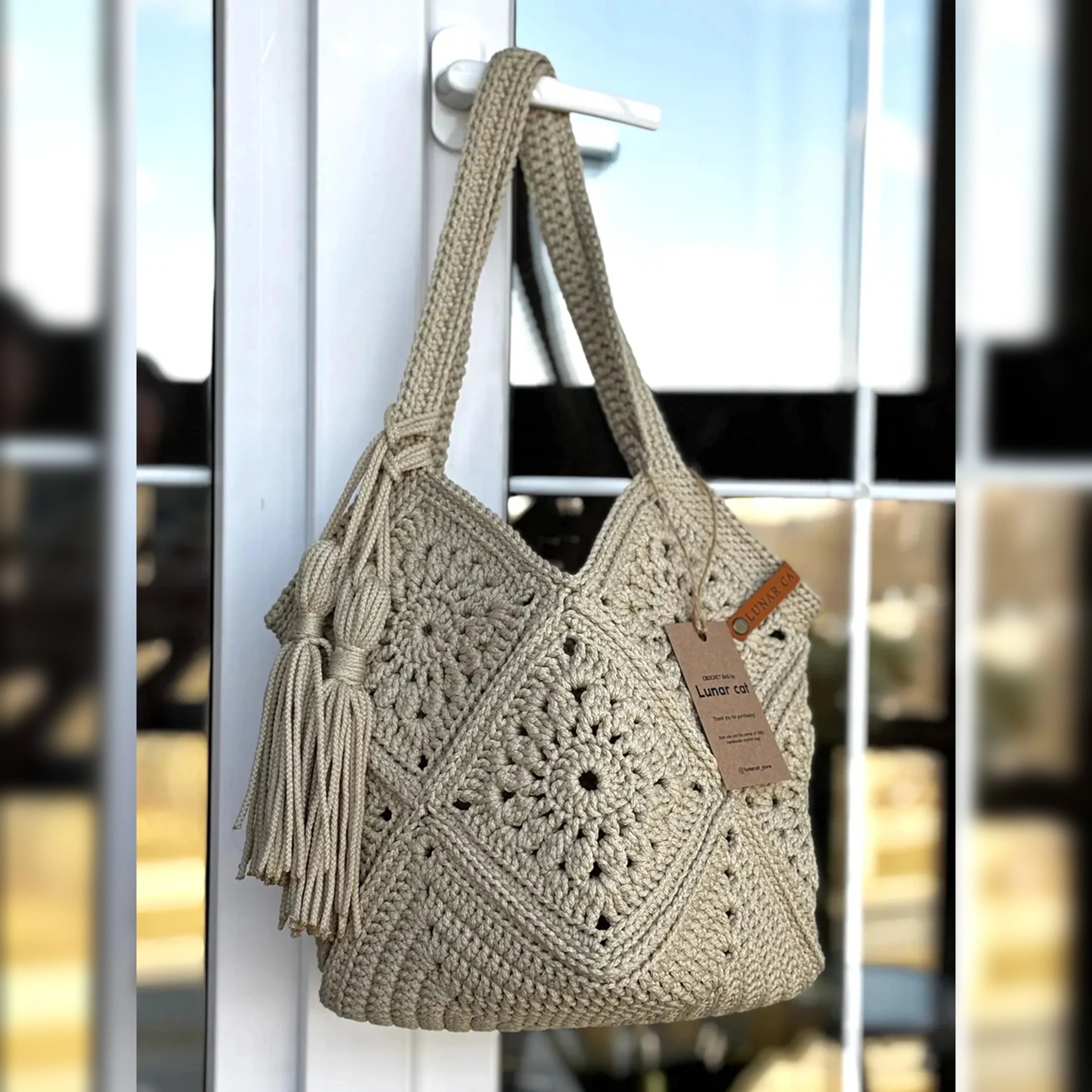 Market Bag PDF-Häkelanleitung – Stilvolle Tasche selbst häkeln
