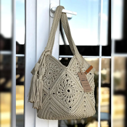 Market Bag PDF-Häkelanleitung – Stilvolle Tasche selbst häkeln