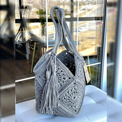 Market Bag PDF-Häkelanleitung – Stilvolle Tasche selbst häkeln