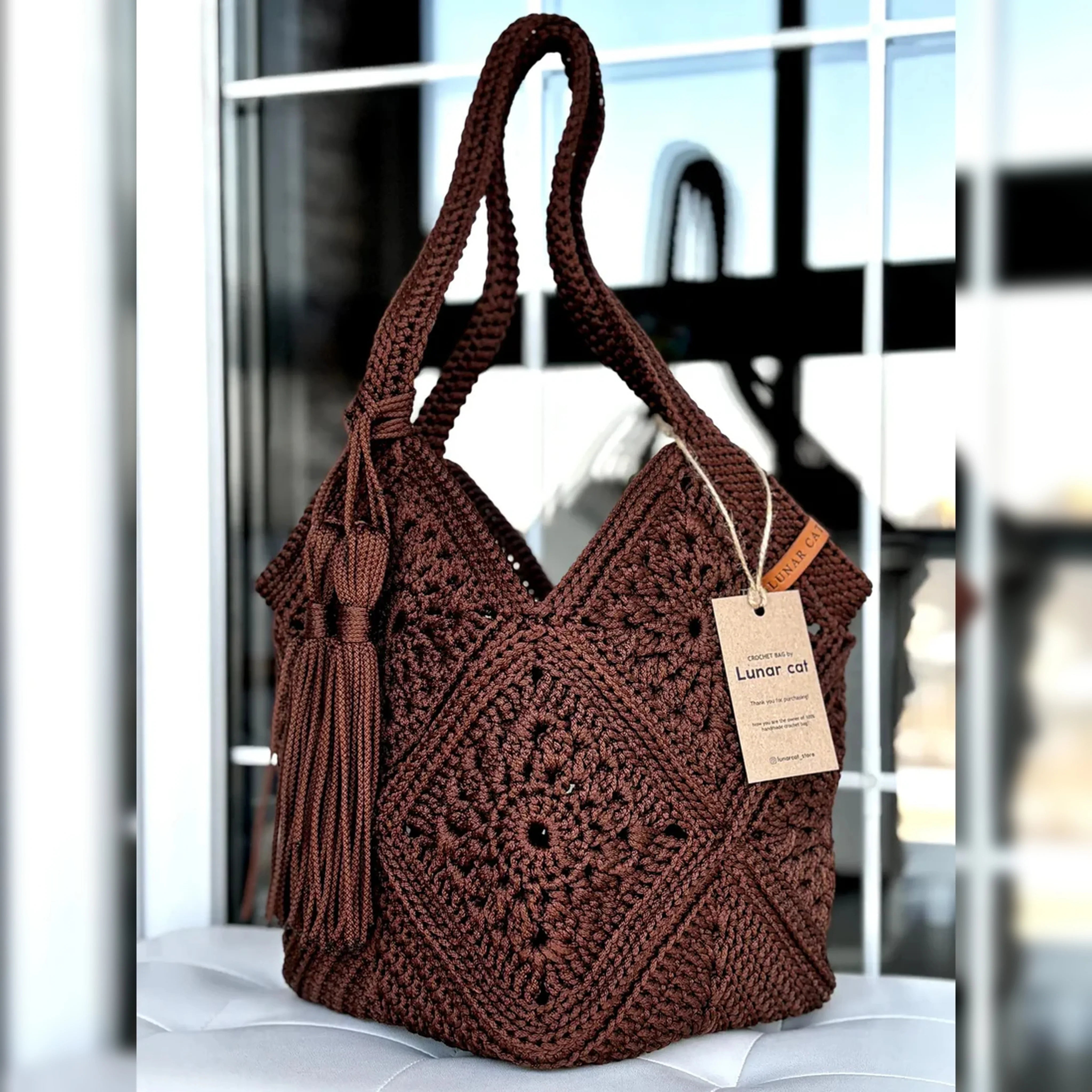 Market Bag PDF-Häkelanleitung – Stilvolle Tasche selbst häkeln