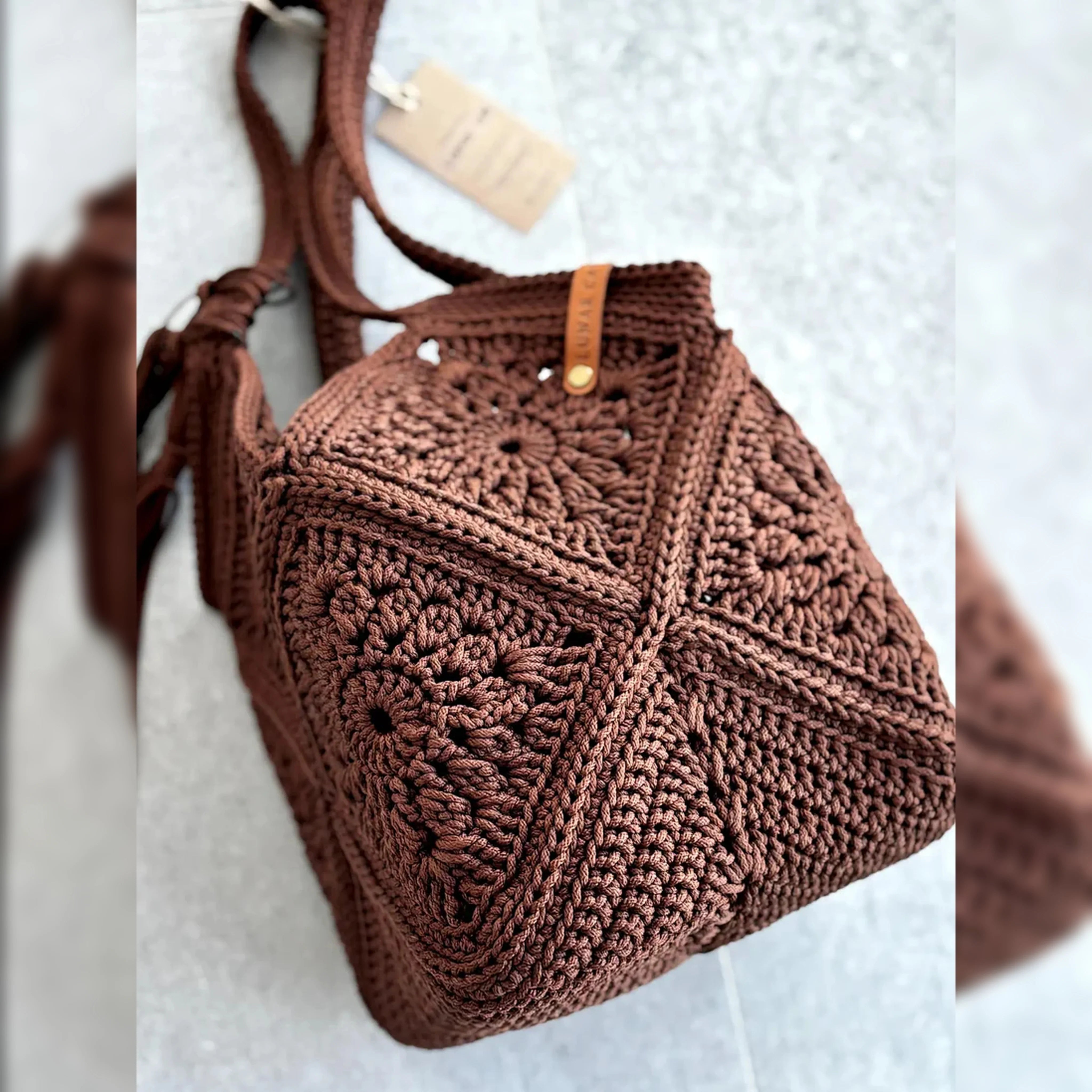 Market Bag PDF-Häkelanleitung – Stilvolle Tasche selbst häkeln